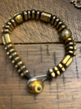 Gold Metal Beaded Bracelet - Women